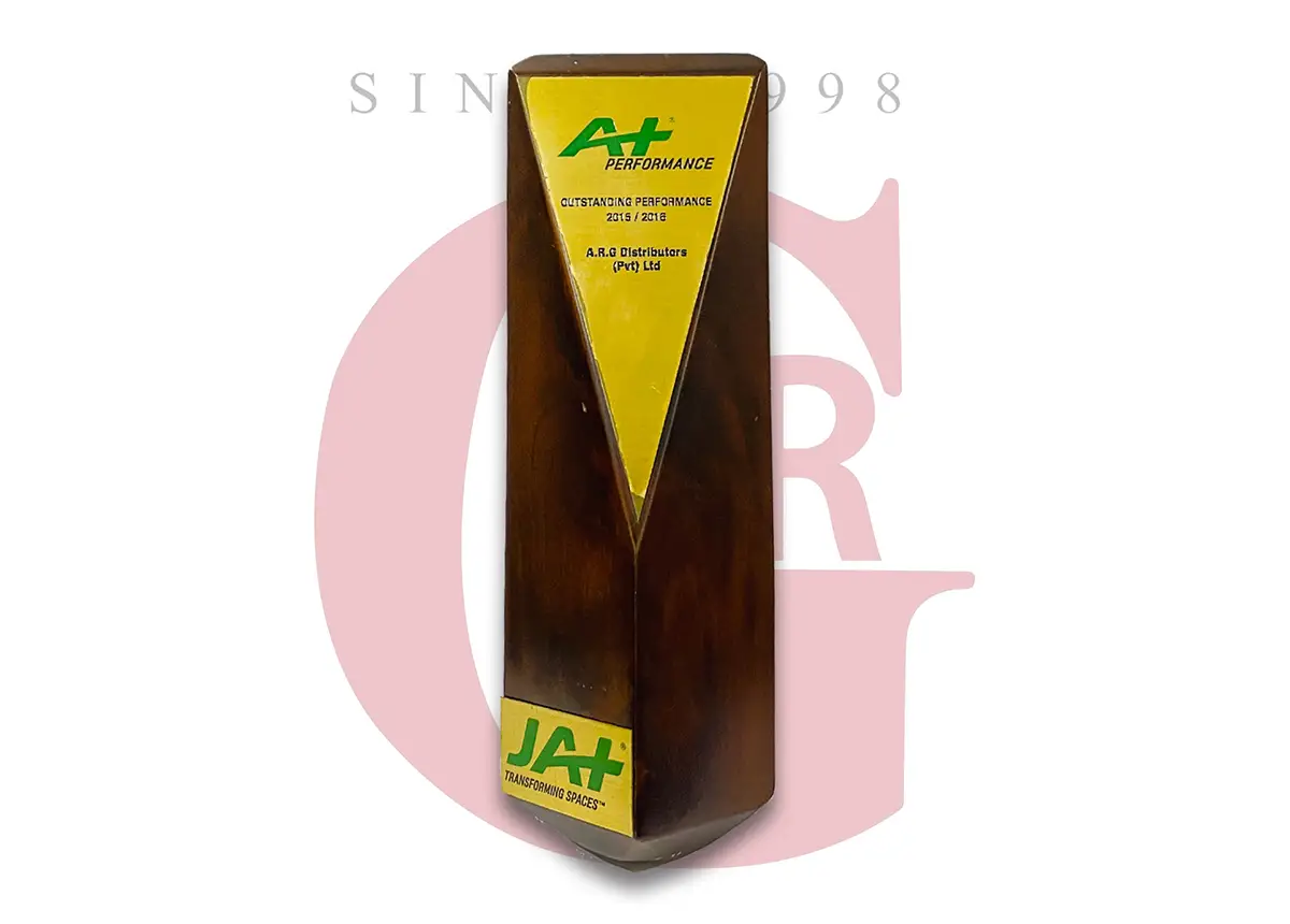Outstanding Performance trophy from JAT Holdings PLC, 2015–2016